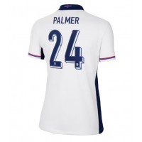 Camiseta Inglaterra Cole Palmer #24 Primera Equipación para mujer Eurocopa 2024 manga corta